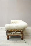Victorian deep buttoned scroll arm chesterfield sofa