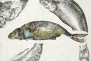 21st century oil, chalk and charcoal artwork - Rainbow Trout - TallBoy Interiors