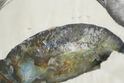 21st century oil, chalk and charcoal artwork - Rainbow Trout - TallBoy Interiors