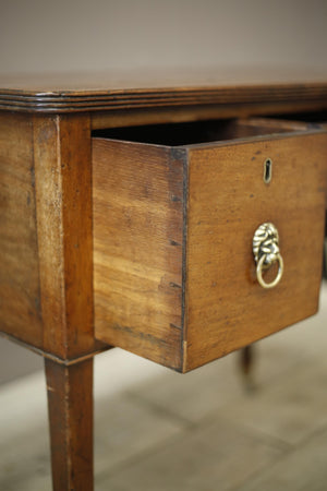 Georgian Regency mahogany reeded writing desk