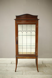 Edwardian mahogany glazed cabinet - TallBoy Interiors