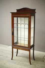 Edwardian mahogany glazed cabinet - TallBoy Interiors