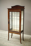 Edwardian mahogany glazed cabinet