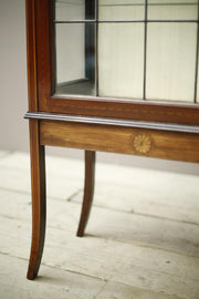 Edwardian mahogany glazed cabinet - TallBoy Interiors