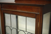 Edwardian mahogany glazed cabinet - TallBoy Interiors