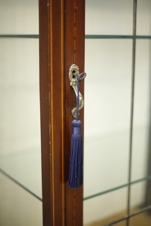 Edwardian mahogany glazed cabinet