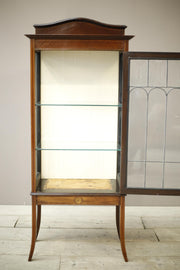 Edwardian mahogany glazed cabinet - TallBoy Interiors