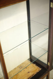 Edwardian mahogany glazed cabinet - TallBoy Interiors