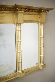 English Regency period gilt overmantel mirror - TallBoy Interiors