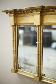English Regency period gilt overmantel mirror - TallBoy Interiors