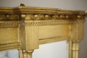 English Regency period gilt overmantel mirror - TallBoy Interiors