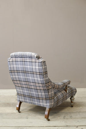 Victorian open armchair made by Robertson and Colman