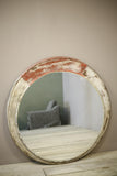 20th century Flat plate industrial railway mirror