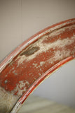 20th century Flat plate industrial railway mirror