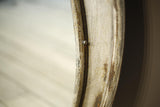 20th century Flat plate industrial railway mirror