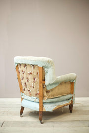Victorian buttoned back Tub chair by Cornelius V Smith - TallBoy Interiors