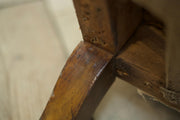 Victorian English scroll back armchair - TallBoy Interiors