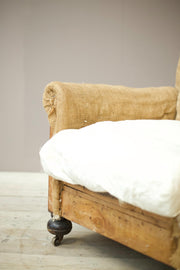 Early 20th century square back club chair - TallBoy Interiors