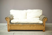 Edwardian square back 2 seater sofa - TallBoy Interiors