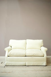 20th century Bespoke 2 seater sofa by Sean Cooper - Skirted - TallBoy Interiors