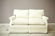 20th century Bespoke 2 seater sofa by Sean Cooper - Skirted - TallBoy Interiors