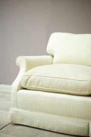 20th century Bespoke 2 seater sofa by Sean Cooper - Skirted - TallBoy Interiors