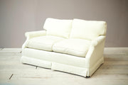 20th century Bespoke 2 seater sofa by Sean Cooper - Skirted - TallBoy Interiors