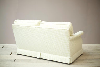 20th century Bespoke 2 seater sofa by Sean Cooper - Skirted