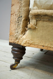 Huge proportioned Victorian chesterfield sofa - TallBoy Interiors