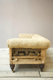 Huge proportioned Victorian chesterfield sofa - TallBoy Interiors