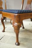 Set of 4 Genuine Queen Anne dining chairs