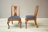 Set of 4 Genuine Queen Anne dining chairs