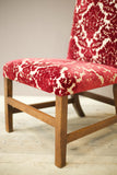 Georgian mahogany slipper chair