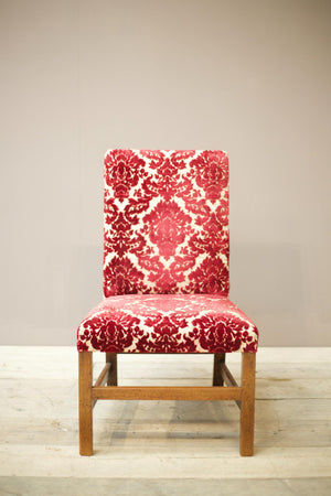 Georgian mahogany slipper chair