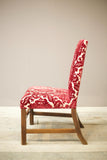 Georgian mahogany slipper chair