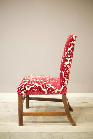 Georgian mahogany slipper chair