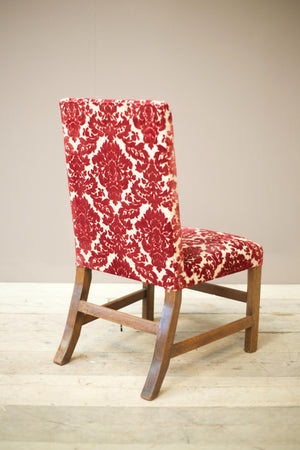 Georgian mahogany slipper chair