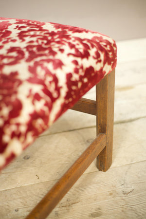 Georgian mahogany slipper chair