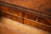 Georgian lift top mahogany work table with reeded legs - TallBoy Interiors