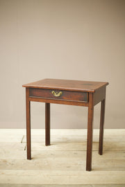 Georgian mahogany single drawer writing table - TallBoy Interiors