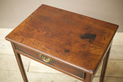 Georgian mahogany single drawer writing table - TallBoy Interiors