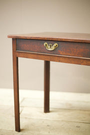 Georgian mahogany single drawer writing table - TallBoy Interiors