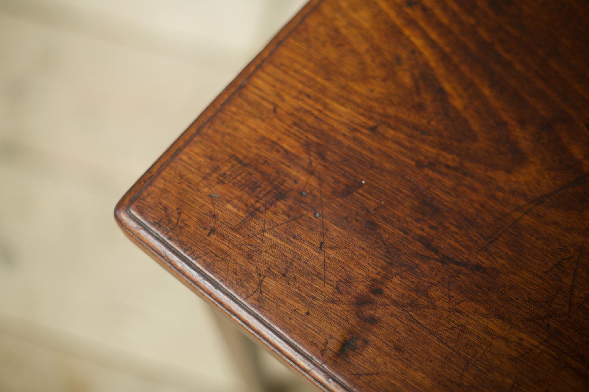 Georgian mahogany single drawer writing table