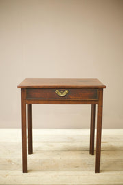 Georgian mahogany single drawer writing table - TallBoy Interiors