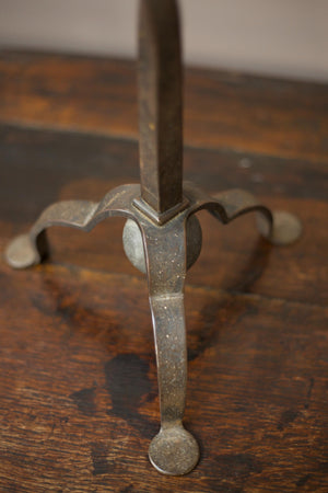 20th century Blacksmith made table lamp