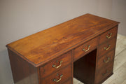 Georgian solid mahogany desk - TallBoy Interiors