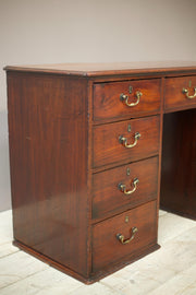 Georgian solid mahogany desk - TallBoy Interiors