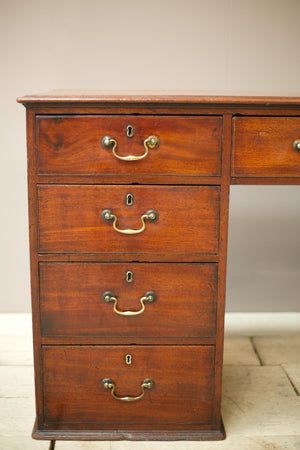 Georgian solid mahogany desk