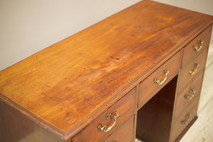 Georgian solid mahogany desk