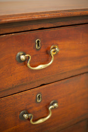 Georgian solid mahogany desk - TallBoy Interiors
